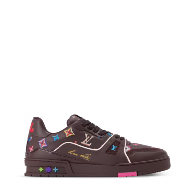 Louis Vuitton LV Trainer (Bản Nâu Monogram Comic)